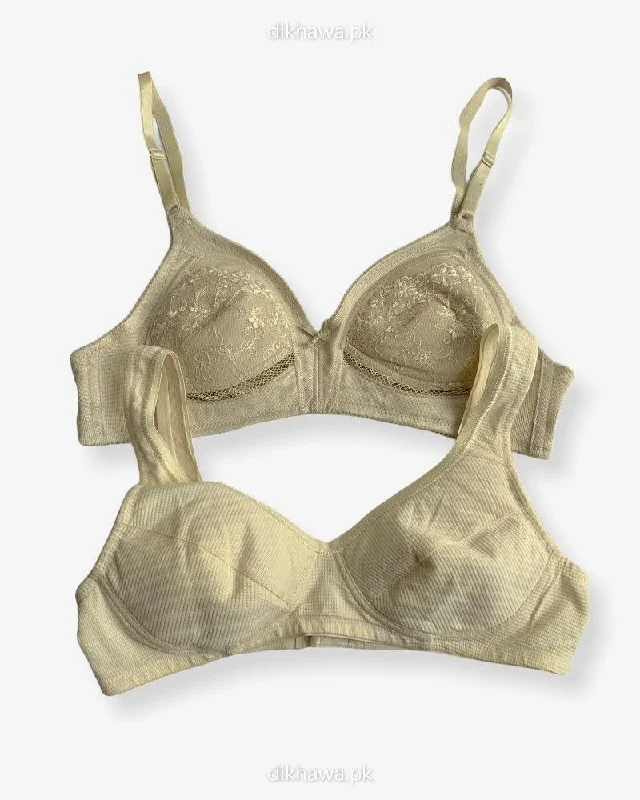 plunge push up bras for a bold lookImported Stocklot Branded Net Pushup Bra - Non Wired Bra - Non Padded Bra - Pack of 2 plunge push up bras for a bold lookImported Stocklot Branded Net Pushup Bra - Non Wired Bra - Non Padded Bra - Pack of 2