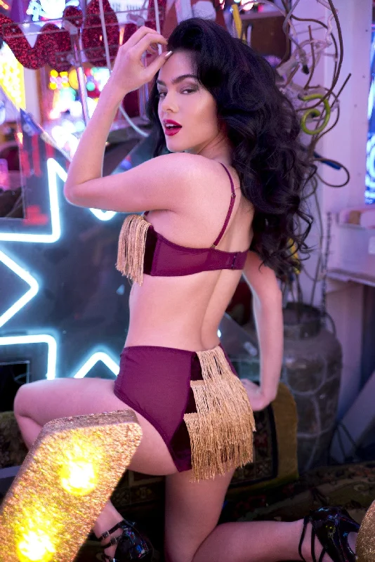 minimizer bras to reduce bust sizePeek & Beau - Major Velvet High Waist Brief