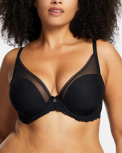 Plus - size bras designed for larger cup sizes and fuller figures Montelle Mystique Plunge Bra (More colors available) Plus - size bras designed for larger cup sizes and fuller figures Montelle Mystique Plunge Bra (More colors available)