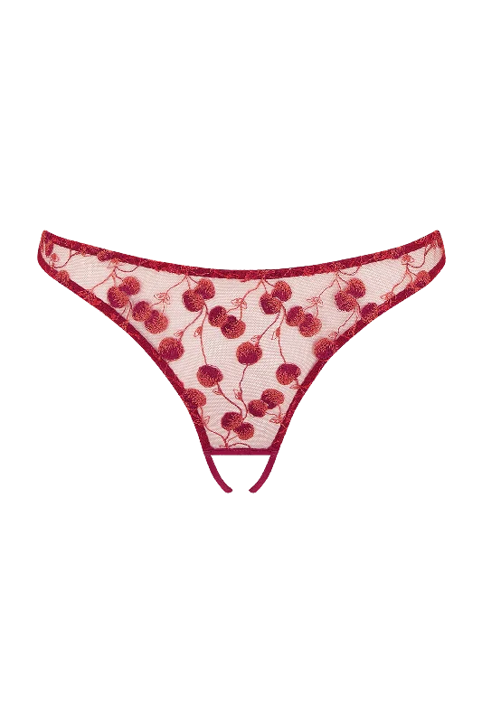 seamless wireless bras for everyday comfortNaomi Cherry Open Back Brief