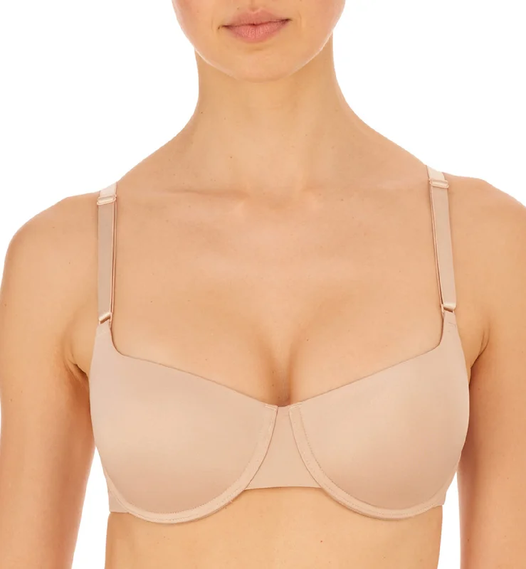 Bra with a lace - lined cup for a feminine and elegant look Natori Liquid Convertible Push-Up Underwire Bra (727325) - Lt. Mocha Bra with a lace - lined cup for a feminine and elegant look Natori Liquid Convertible Push-Up Underwire Bra (727325) - Lt. Mocha