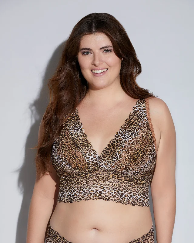 underwire bras with maximum supportExtended Plungie Longline Bralette