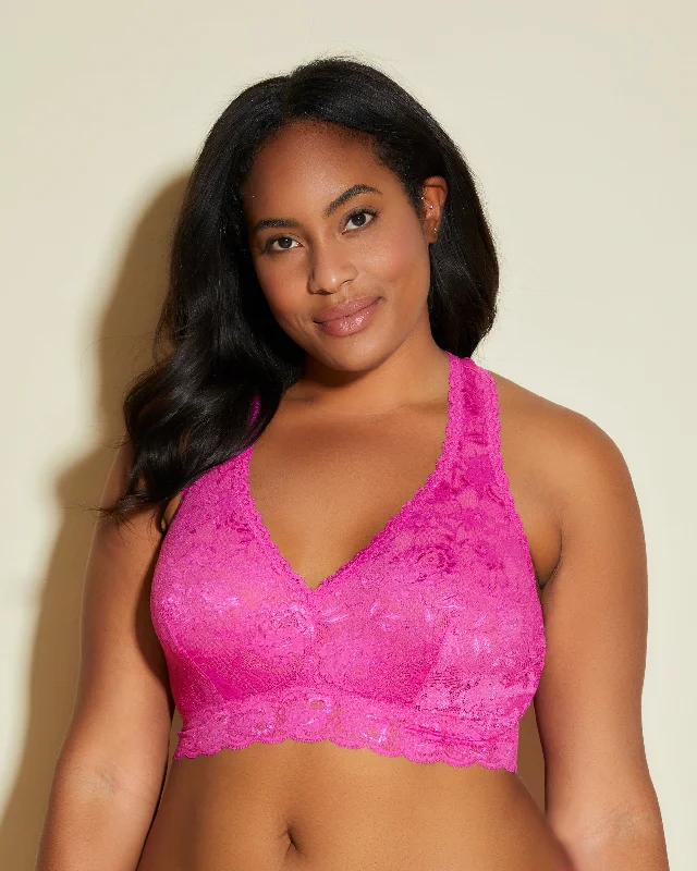 moisture wicking sports bras for sweaty workoutsExtended Racie Racerback Bralette