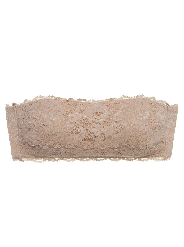 Bra with a matte finish for a more subdued appearance​ NEVER SAY NEVER PADDED FLIRTIE™ BANDEAU BRA | Blush