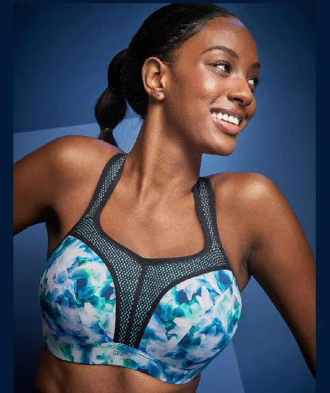 plus size bralette bras for comfortPanache Sport Power Underwired Sports Bra - Digital Bloom plus size bralette bras for comfortPanache Sport Power Underwired Sports Bra - Digital Bloom