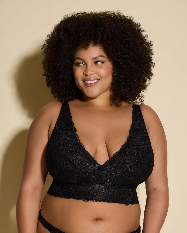 Bra with a hypoallergenic lining for sensitive skin​ Ultra Curvy Longline Bralette