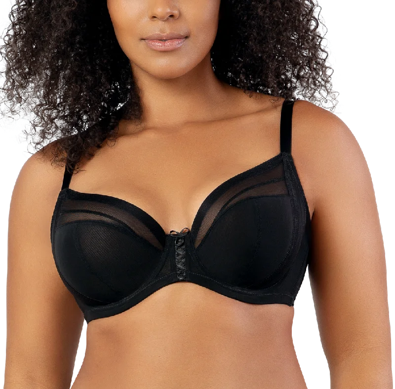 T - shirt bras with a seamless and smooth finish for wearing under T - shirts Parfait Shea Black Plunge Unlined Bra P6062 T - shirt bras with a seamless and smooth finish for wearing under T - shirts Parfait Shea Black Plunge Unlined Bra P6062
