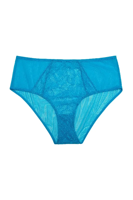 Bra with a contoured cup for a natural - looking shape Emma Sky Blue High Waist Brief Bra with a contoured cup for a natural - looking shape Emma Sky Blue High Waist Brief