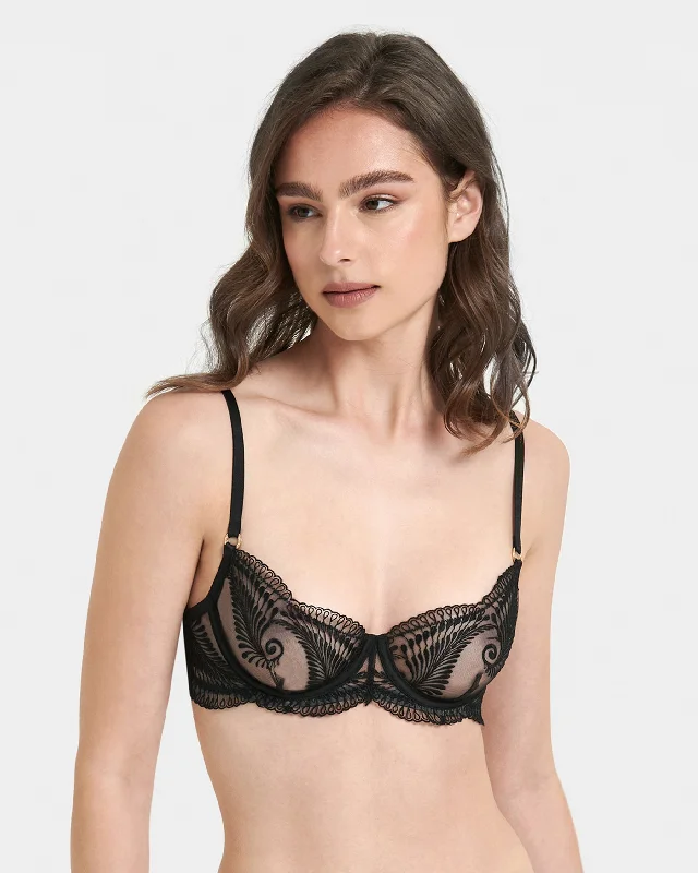plunge bras for low cut topsRafaela Bra Black