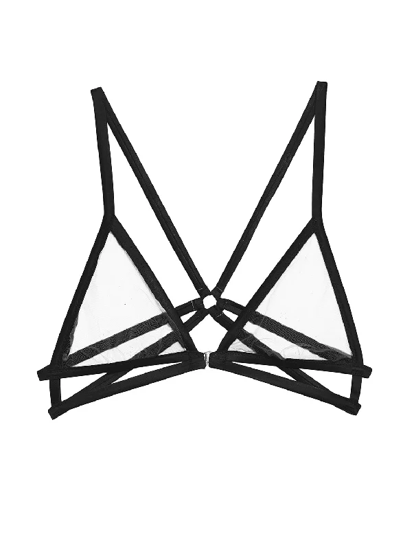 Bra with a wire - free construction for a softer feel​ Strappy Bondage Bra