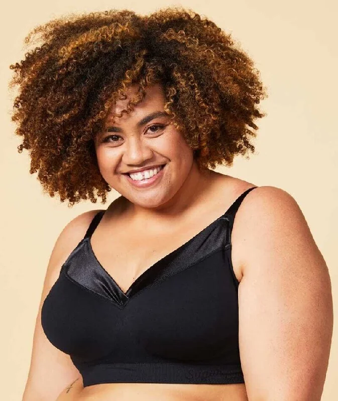 plunge t - shirt bras for a sleek appearanceSugar Candy Posh Wire-free Bralette - Black plunge t - shirt bras for a sleek appearanceSugar Candy Posh Wire-free Bralette - Black