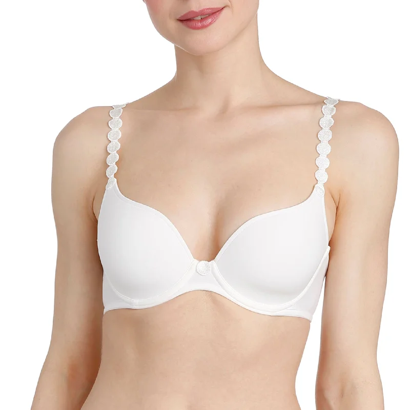 Bra with a plus - size wireless option for comfort​ Tom Heart Shape Bra | Natural