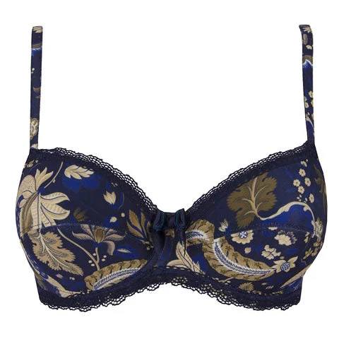 Nylon bras offering durability and stretch​ Antigel Natural Magic Full Cup UW Bra Teal Gold
