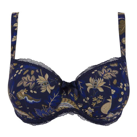 Strapless bras for wearing with strapless tops and dresses Antigel Natural Magic Moulded Balcony Bra Teal Gold Strapless bras for wearing with strapless tops and dresses Antigel Natural Magic Moulded Balcony Bra Teal Gold