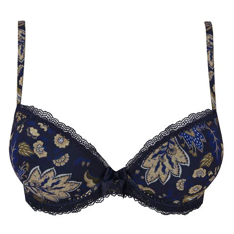 Bra with a soft - touch lining for a luxurious experience Antigel Natural Magic Pushup Bra Teal Gold Bra with a soft - touch lining for a luxurious experience Antigel Natural Magic Pushup Bra Teal Gold