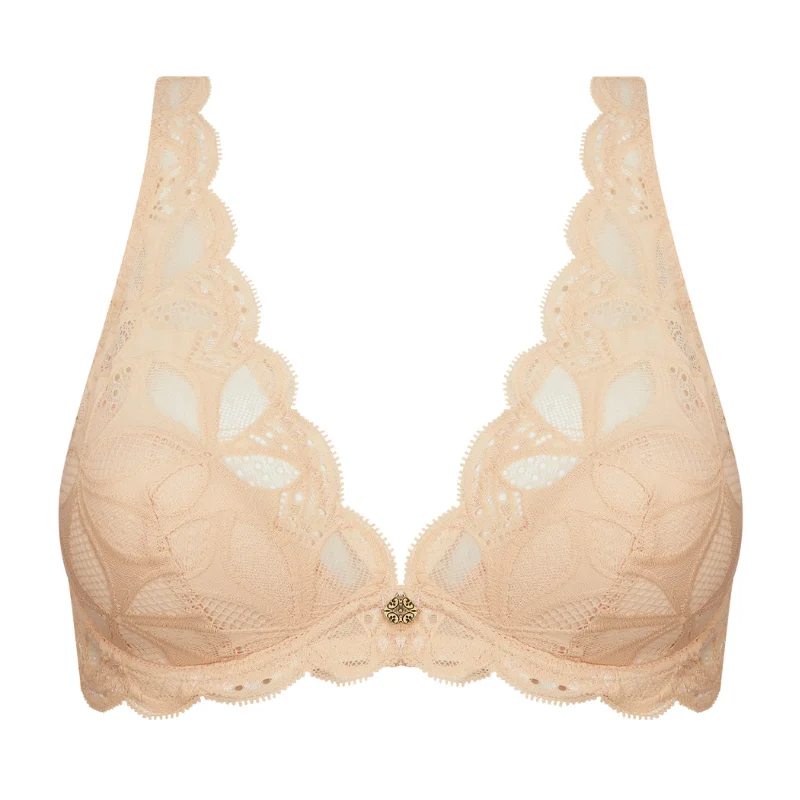 Bra with a bandeau style for a strapless and sleek look Antigel Stricto Sensuelle Triangle Bra Peche Bra with a bandeau style for a strapless and sleek look Antigel Stricto Sensuelle Triangle Bra Peche