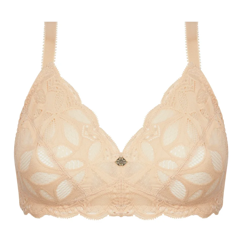 Bra with a plunge neckline for low - cut tops Antigel Stricto Sensuelle Wireless Bra Peche Bra with a plunge neckline for low - cut tops Antigel Stricto Sensuelle Wireless Bra Peche