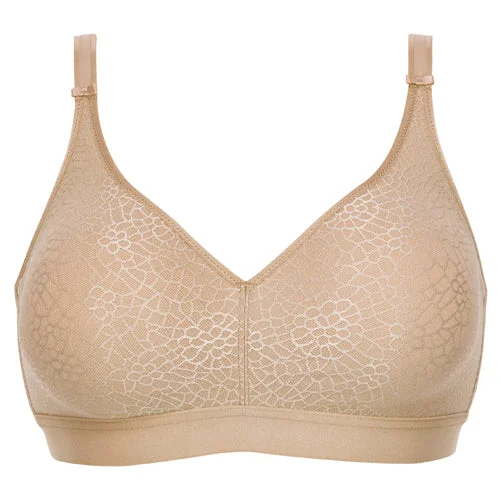 Polyester bras with moisture - wicking properties Chantelle C'Magnifique Full Bust Wireless Bra Latte Polyester bras with moisture - wicking properties Chantelle C'Magnifique Full Bust Wireless Bra Latte