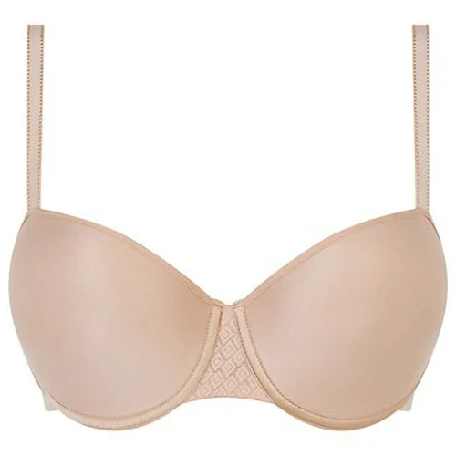 Bra with a quick - drying lining for convenience Chantelle Lucie Lace T Shirt Bra Sirocco Bra with a quick - drying lining for convenience Chantelle Lucie Lace T Shirt Bra Sirocco