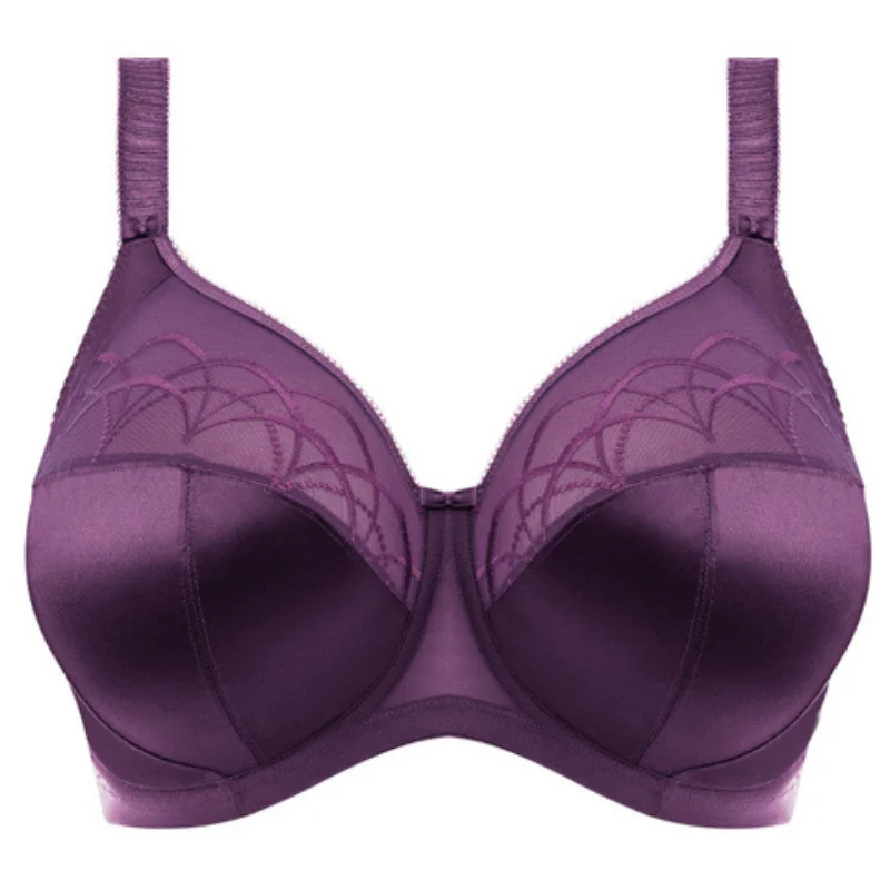 Bra with a racerback design for better mobility Elomi Cate Full Cup UW Bra Black Cherry Bra with a racerback design for better mobility Elomi Cate Full Cup UW Bra Black Cherry
