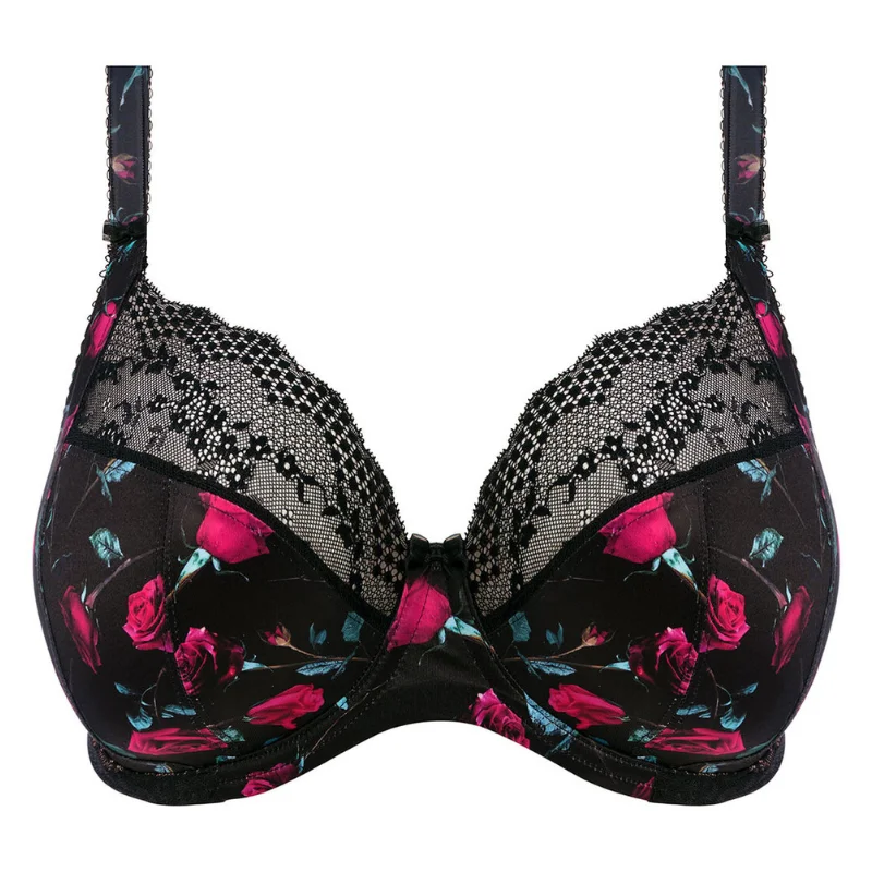 Bra with a pattern - print for a more unique appearance Elomi Lucie Plunge Bra Rock N' Rose Bra with a pattern - print for a more unique appearance Elomi Lucie Plunge Bra Rock N' Rose