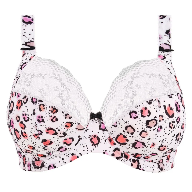 Bra with a plus - size underwire for enhanced support Elomi Lucie Plunge Bra Rumble Bra with a plus - size underwire for enhanced support Elomi Lucie Plunge Bra Rumble