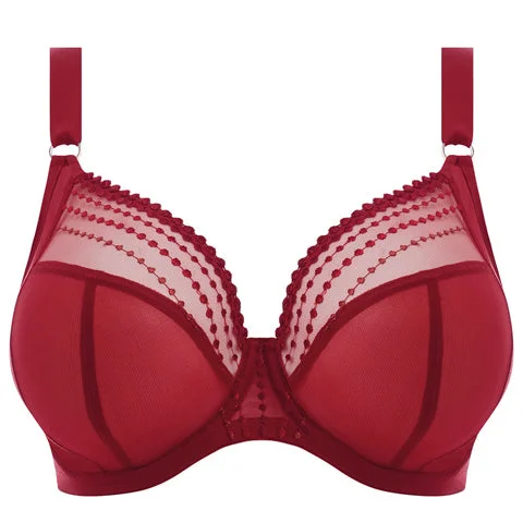 Seamless bras for a smooth and invisible look under clothes Elomi Matilda Plunge Bra Crimson Seamless bras for a smooth and invisible look under clothes Elomi Matilda Plunge Bra Crimson