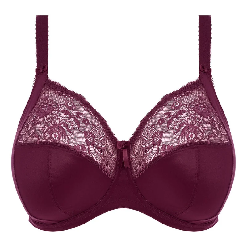 Bra with a satin finish for a luxurious look​ Elomi Morgan UW Bra Blackberry