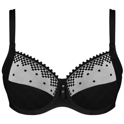 Sleep bras for a gentle and supportive fit during rest​ Empreinte Jazz Full Cup Bra Black