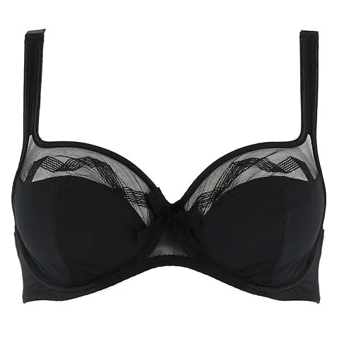 Bra with a half - cup design for a sexy and minimalist look Empreinte Mary UW Low Necked Bra Bra with a half - cup design for a sexy and minimalist look Empreinte Mary UW Low Necked Bra