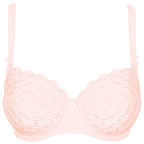 Seamless bras for a smooth and invisible look under clothes​ Empreinte Romy UW Balcony Bra Magnolia
