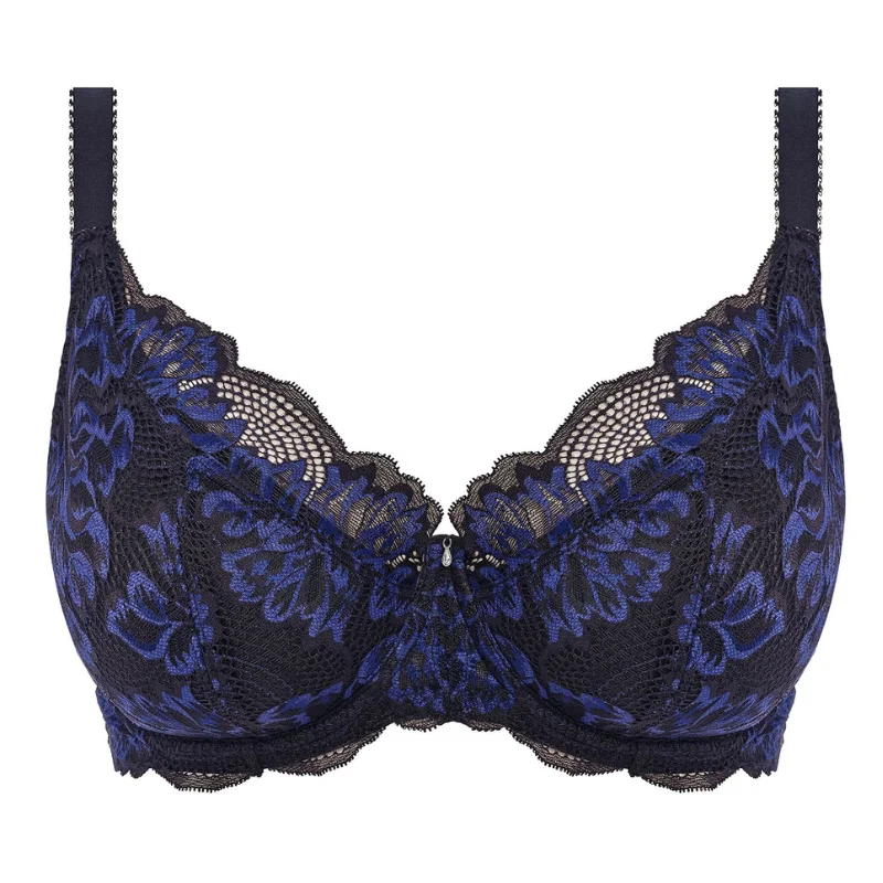 Bra with a low - cut cup for a more revealing style​ Fantasie Emmaline Plunge Bra Midnight