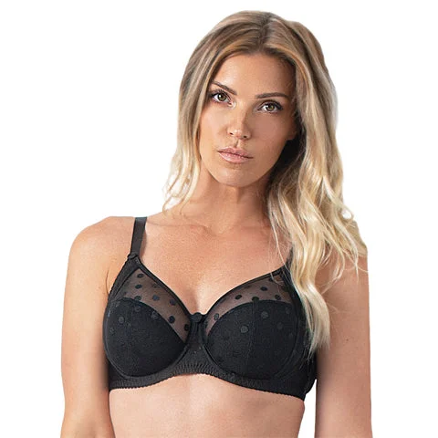 Underwire bras for enhanced support and shaping​ Fit Fully Yours Carmen Full Cup Bra Black