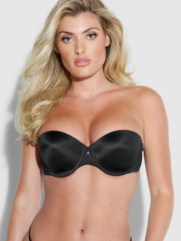 Bra with a plus - size convertible strap for versatility Hollywood Exxtreme Push Up Strapless Bra Bra with a plus - size convertible strap for versatility Hollywood Exxtreme Push Up Strapless Bra