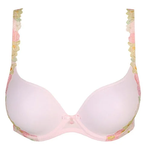 Bra with a seamless cup for a smooth silhouette Marie Jo Ettie Moulded Heart Shape Bra Summer Pastels Bra with a seamless cup for a smooth silhouette Marie Jo Ettie Moulded Heart Shape Bra Summer Pastels