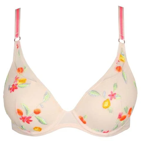 Demi - cup bras for a sexy and revealing look​ Marie Jo Nagae Moulded Heart Shape Bra Geisha