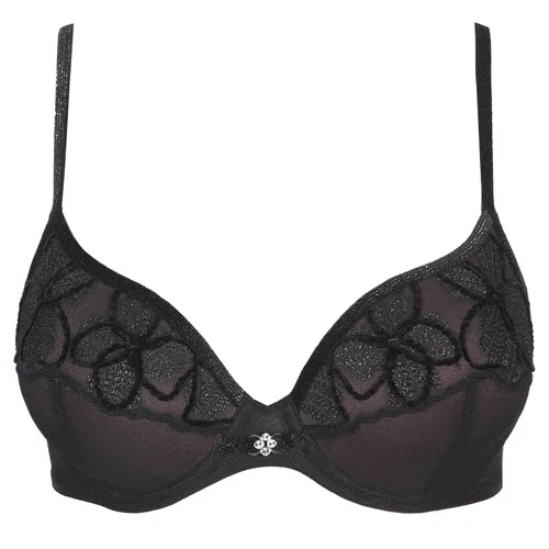 Bra with anti - bacterial properties for a hygienic fit​ Marie Jo Lous Heartshape Bra Black