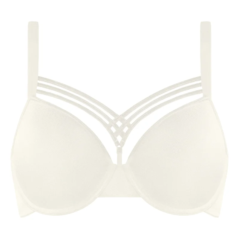 Bra with underbust support for better breast lift Marlies Dekkers Dame de Paris Plunge Bra Ivory Bra with underbust support for better breast lift Marlies Dekkers Dame de Paris Plunge Bra Ivory