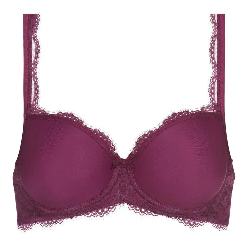 Bra with a wire - free band for a more comfortable underbust area​ Mey Amazing Spacer Bra Barbados Cherry