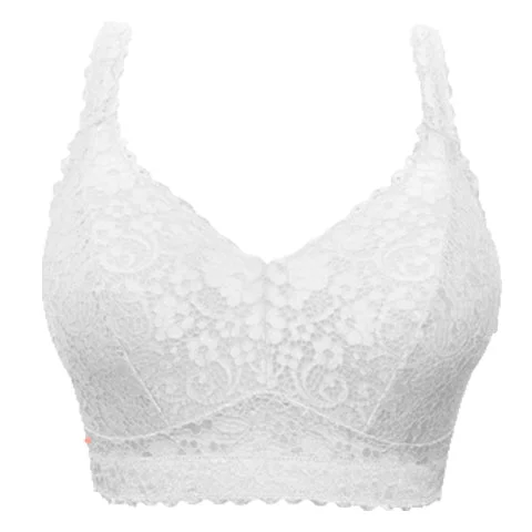 Convertible bras with adjustable straps for versatile styling​ Parfait Adriana Lace Bralette White