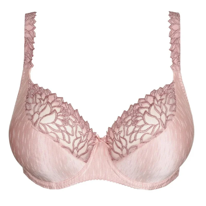 Bra with a plus - size front - closure for easy access Prima Donna Monterrey Half Moulded Bra Vintage Pink Bra with a plus - size front - closure for easy access Prima Donna Monterrey Half Moulded Bra Vintage Pink