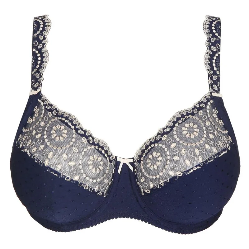 Bra with a push - up insert for extra cleavage on demand Prima Donna Osino Full Cup Bra Sapphire Blue Bra with a push - up insert for extra cleavage on demand Prima Donna Osino Full Cup Bra Sapphire Blue
