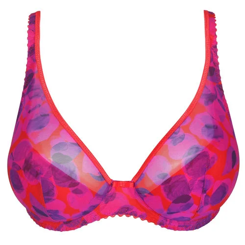 Bra with a shiny finish for a glamorous effect​ Prima Donna Twist Lenox Hill Plunge Bra