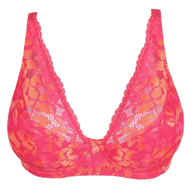 Bra with a cross - back strap design for a trendy look Prima Donna Twist Verao Plunge Bra L.A. Pink Bra with a cross - back strap design for a trendy look Prima Donna Twist Verao Plunge Bra L.A. Pink