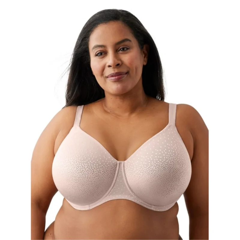 Bra with a plus - size adjustable strap for added comfort​ Wacoal Back Appeal Plus Bra Rose Dust