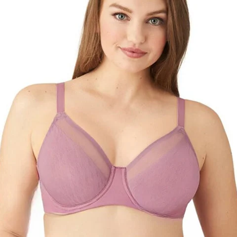 Bra with side - support panels to prevent spillage Wacoal Elevated Allure UW Bra Dusky Orchid Bra with side - support panels to prevent spillage Wacoal Elevated Allure UW Bra Dusky Orchid