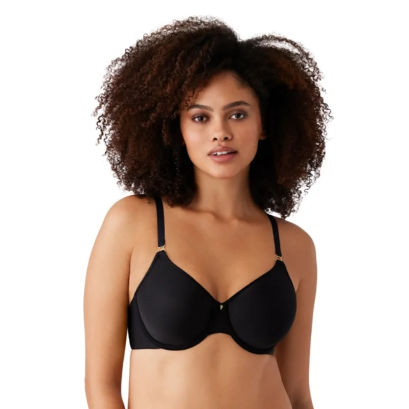 Bra with a push - up memory foam cup for enhanced cleavage Wacoal Simply Done T Shirt Bra Black Bra with a push - up memory foam cup for enhanced cleavage Wacoal Simply Done T Shirt Bra Black