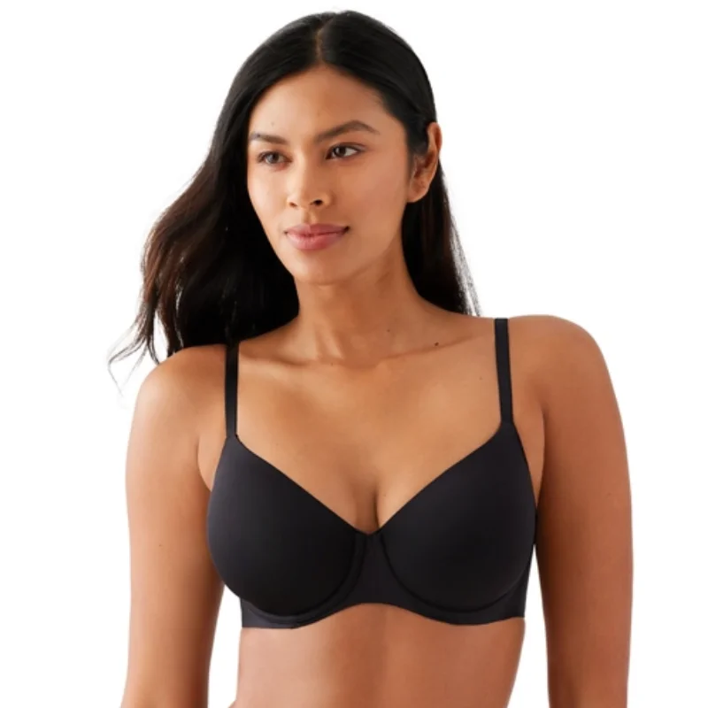 Bra with a nylon - lined cup for stretch and support​ Wacoal Sleek Standard Bra Black