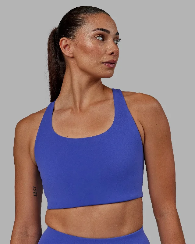 backless bras for revealing outfitsAce Long Line Bra - Power Cobalt