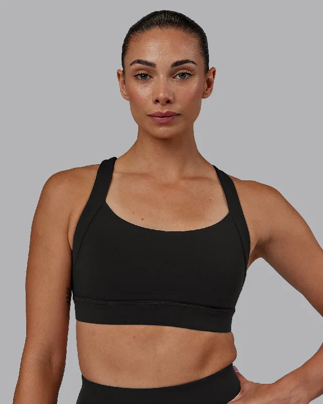 strapless lace bras for formal eventsAdvance Sports Bra - Pirate Black